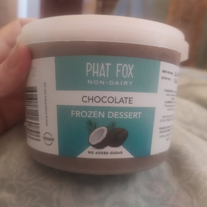 review photo of Phat Fox Chocolate Frozen Dessert shared by @michthevegan on 06 Dec 2022 - review