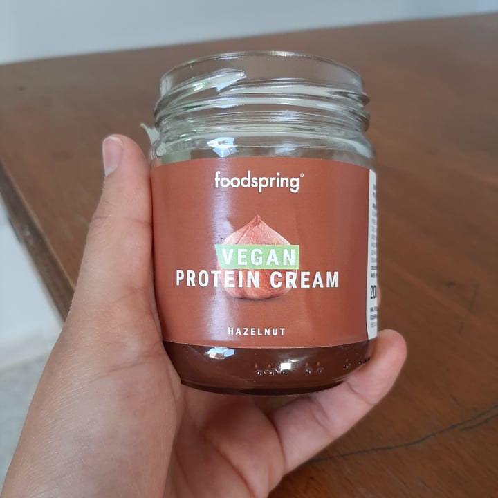 photo of Foodspring protein cream shared by @anblaso87 on  17 Aug 2022 - review
