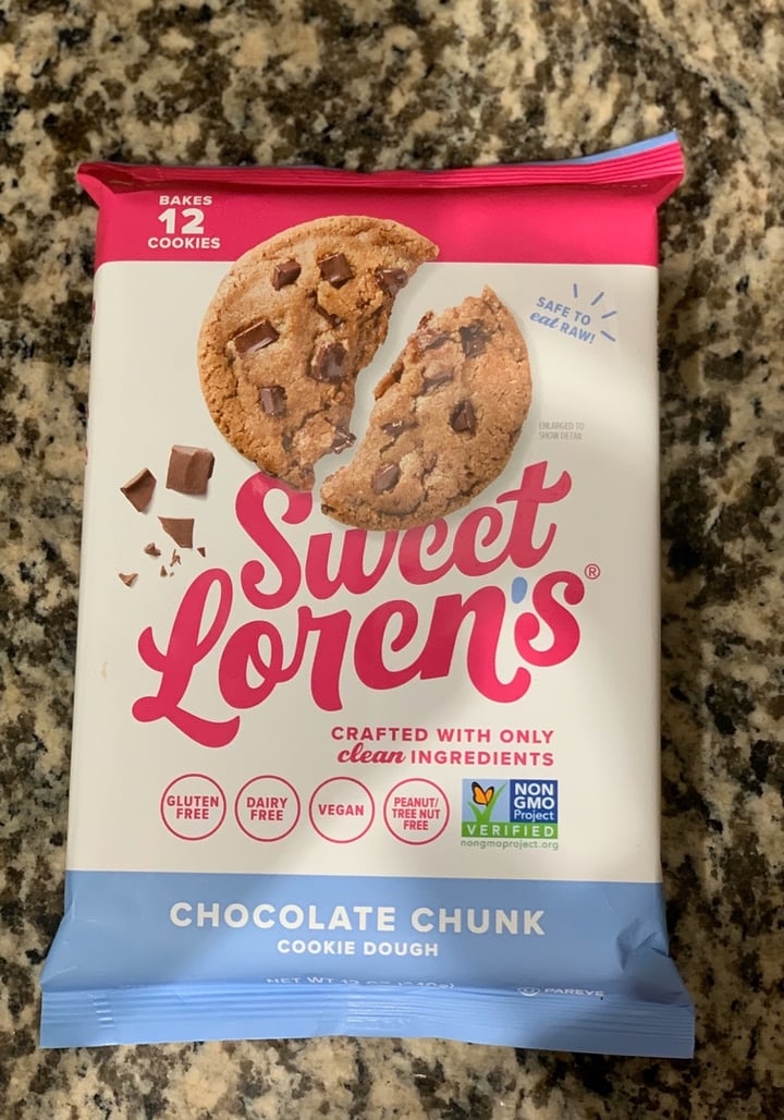 review photo of Sweet Loren's Gluten Free Chocolate Chunk Place & Bake Cookie Dough shared by @docbrad67 on 13 Feb 2020 - review