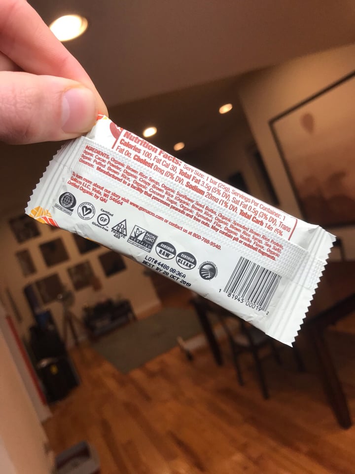 review photo of GoMacro Protein Purity shared by @tryingveganwithmario on 12 Mar 2019 - review