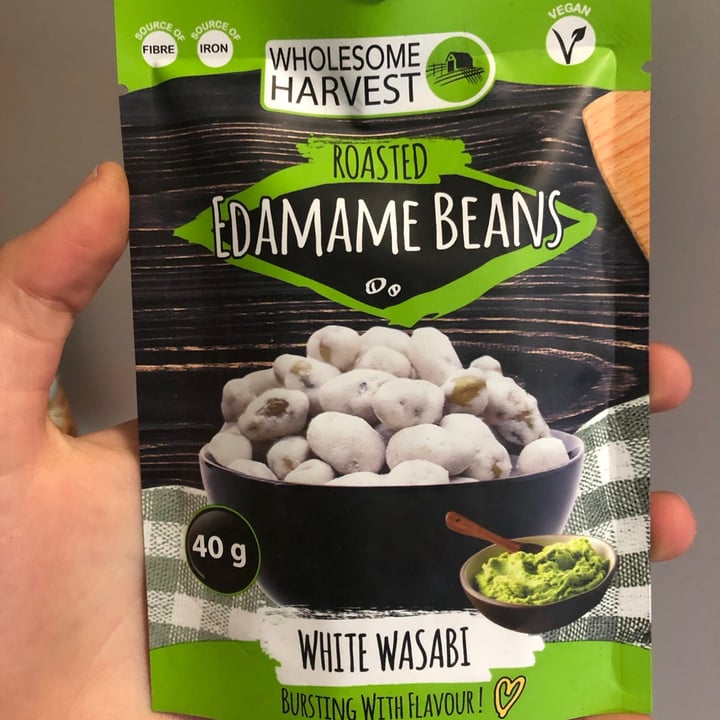 review photo of Wholesome Harvest Roasted edamame beans - white wasabi shared by @vegangirl17 on 06 Sep 2021 - review