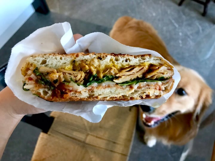 photo of Grand Hyatt Singapore Mediterranean Heura® Grilled Chicken Panini shared by @elenalin on  15 Sep 2019 - review