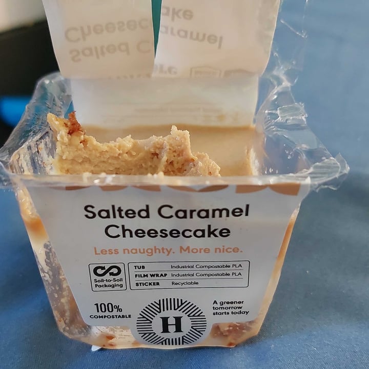photo of Herbivore Salted caramel cheesecake shared by @menford on  04 Dec 2021 - review