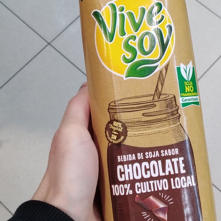 photo of ViveSoy Bebida de soja sabor chocolate shared by @ladrilloeco on  08 Jan 2021 - review