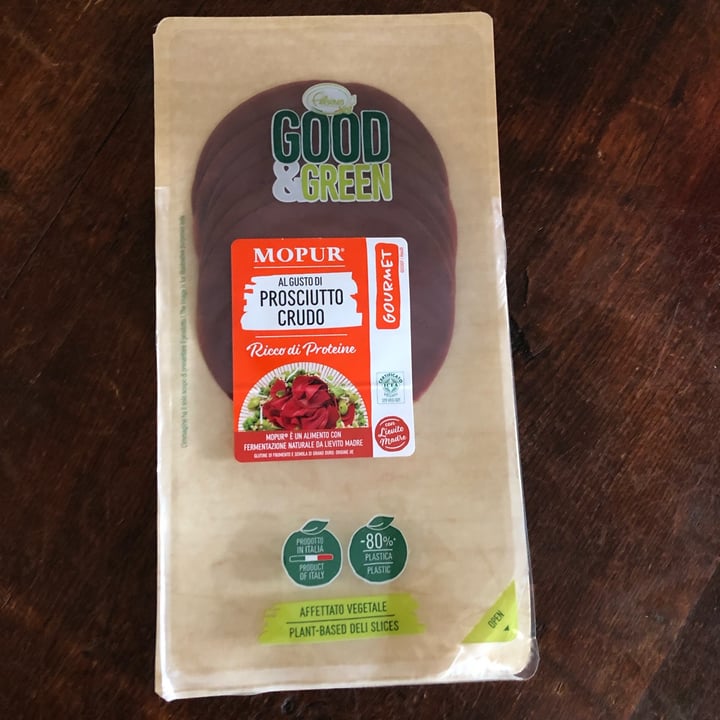 review photo of Mopur vegetalfood Al gusto di prosciutto crudo shared by @simonastefani on 25 Jul 2022 - review