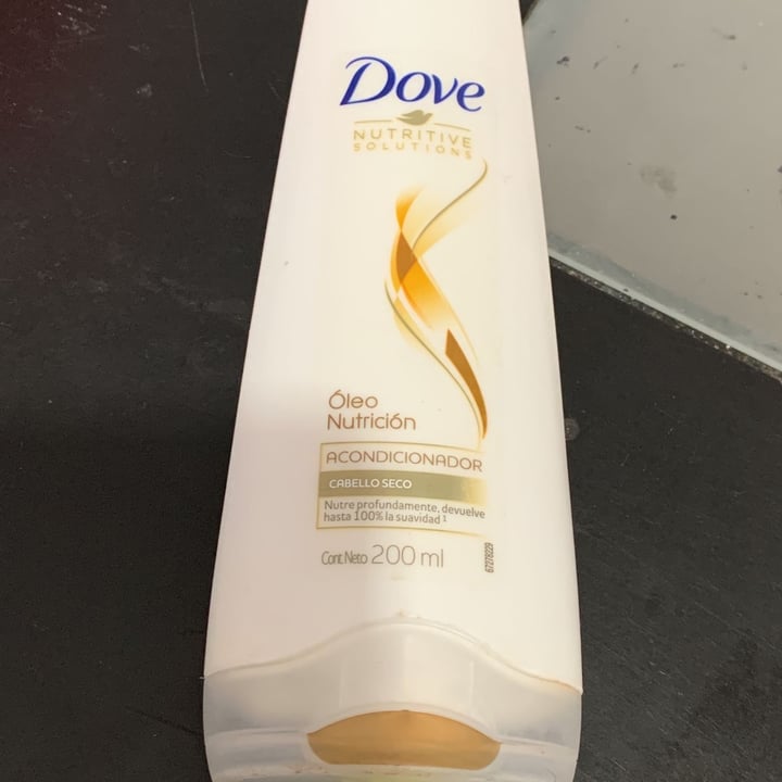 photo of Dove Oleo Nutrición Acondicionador shared by @fabivegan on  25 Feb 2022 - review