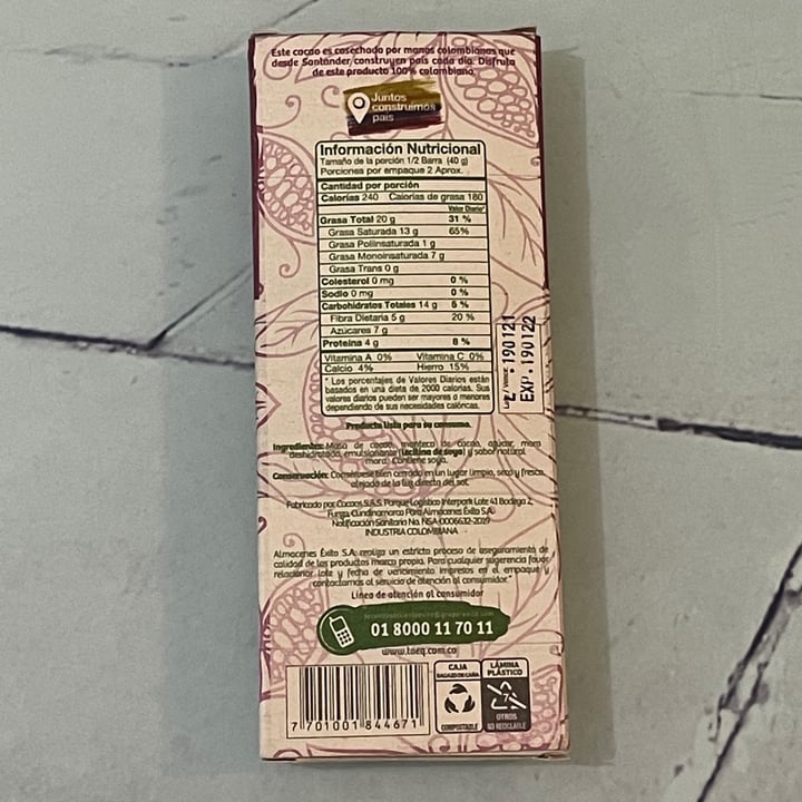 review photo of Taeq Chocolate Con Trozos De Mora shared by @anthonyp on 03 Jun 2021 - review