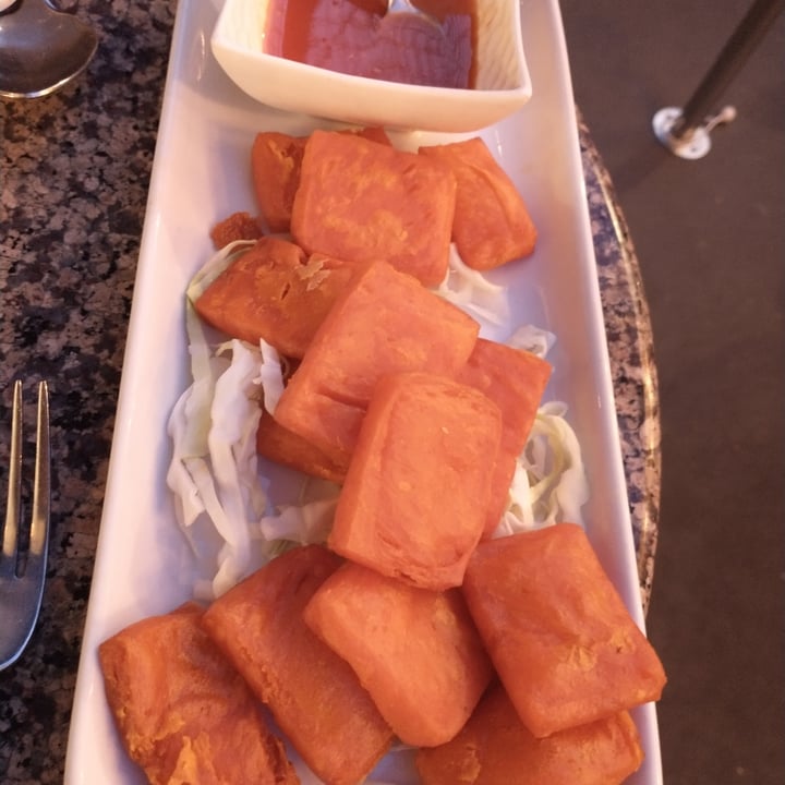 review photo of Burma Eat Fried Burmese Yellow Tofu shared by @gr8tfulred on 25 Aug 2021 - review