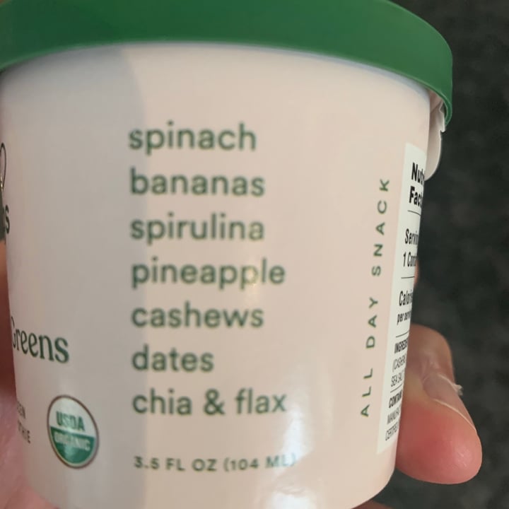 photo of Sweet Nothings Tropical greens spoonable smoothie shared by @louisg on  20 Aug 2021 - review