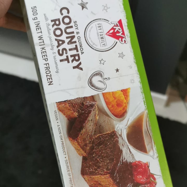 photo of Fry's Family Food Soy & Quinoa Country Roast shared by @mishbudde on  23 Apr 2020 - review
