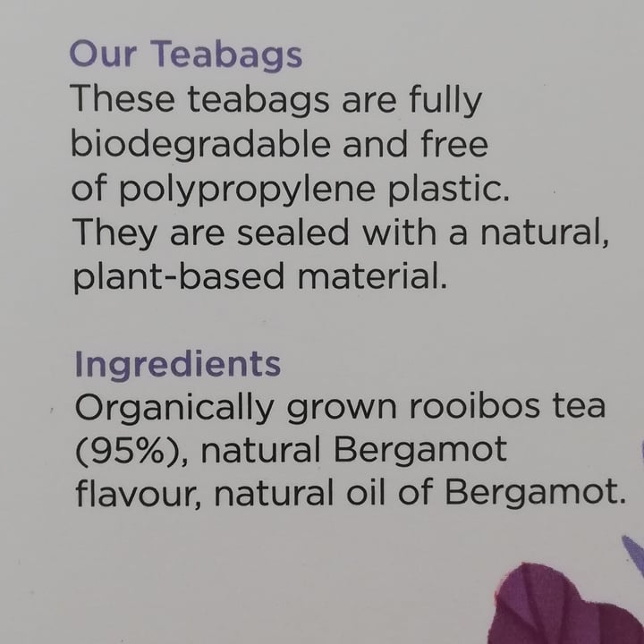 photo of Dragonfly Tea Organic Earl Grey Rooibos shared by @cristynorth on  12 Jul 2022 - review