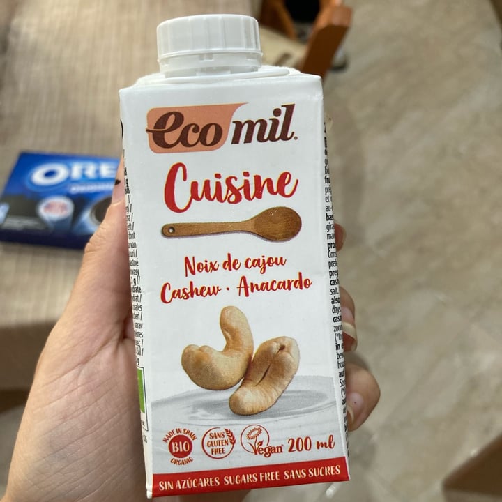 photo of Ecomil Crème de noix de cajou cuisine shared by @estelapolar on  14 Jun 2022 - review