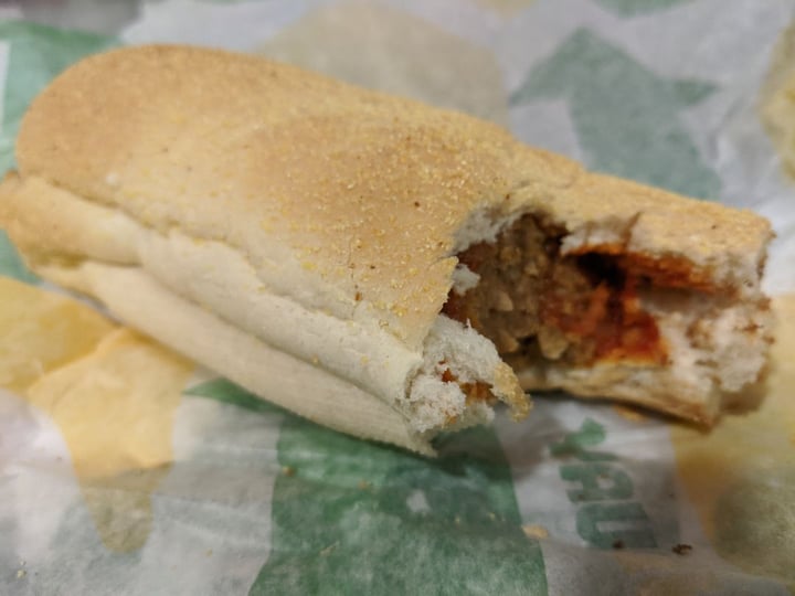 review photo of Subway Meatball Sub shared by @papalovesvegan on 10 Jan 2020 - review