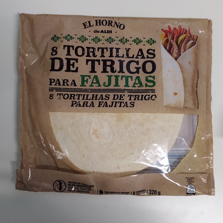 photo of ALDI Tortillas de trigo shared by @evajar999 on  10 Dec 2020 - review