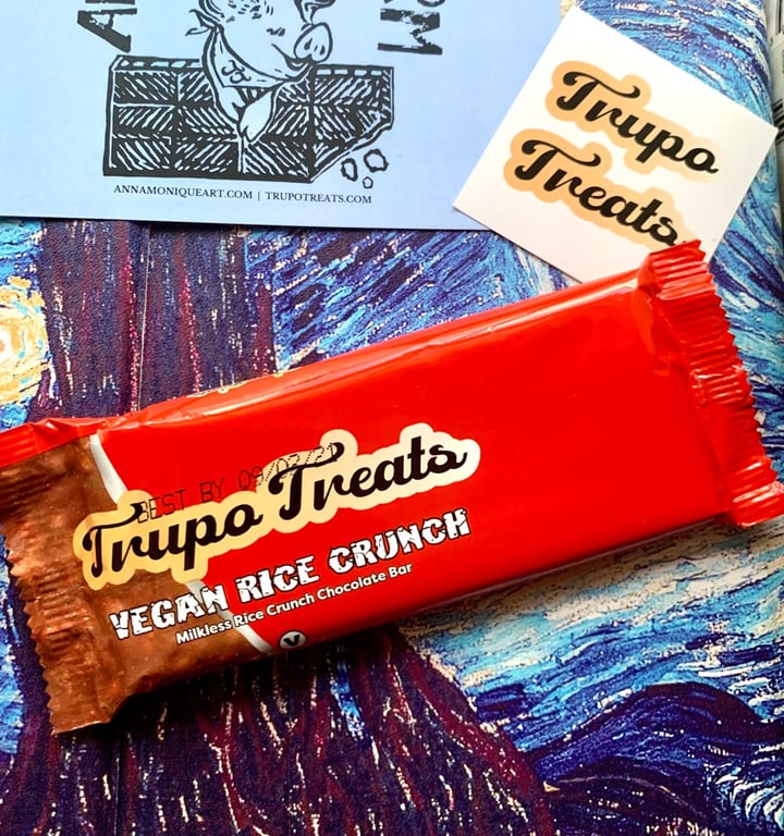 photo of Trupo Treats Vegan Rice Crunch Chocolate Bar shared by @heathereve on  01 Oct 2020 - review