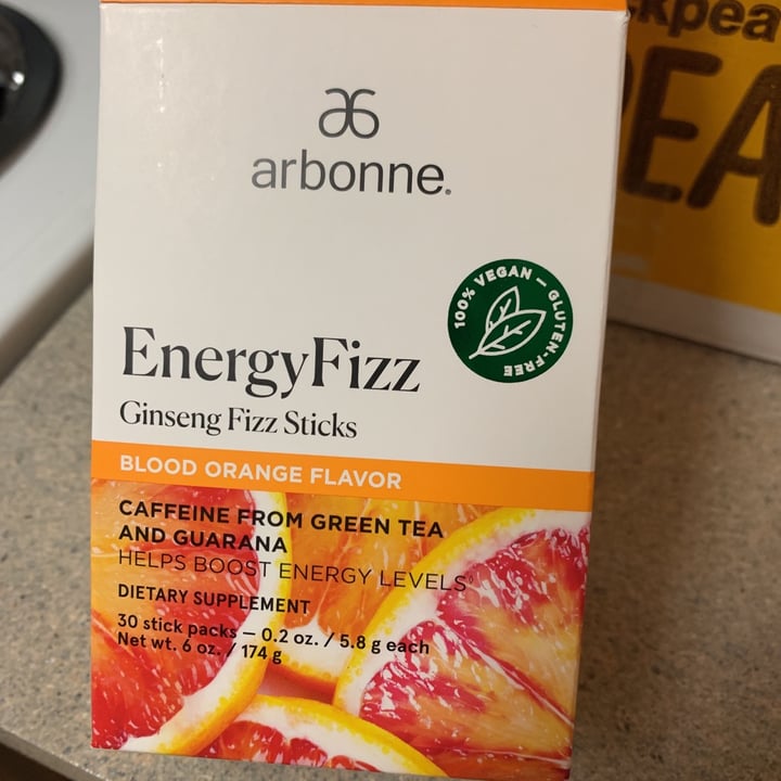 review photo of Arbonne Blood orange fizz stick shared by @lisamc427 on 29 Dec 2020 - review