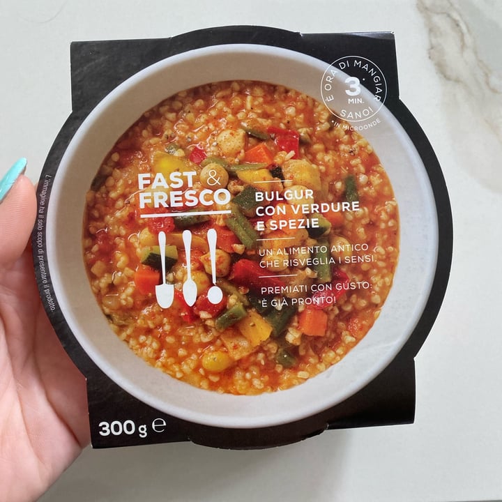 photo of Fast & Fresco Bulgur Con Ortaggi Legumi E Spezie shared by @lalamuh on  11 May 2022 - review