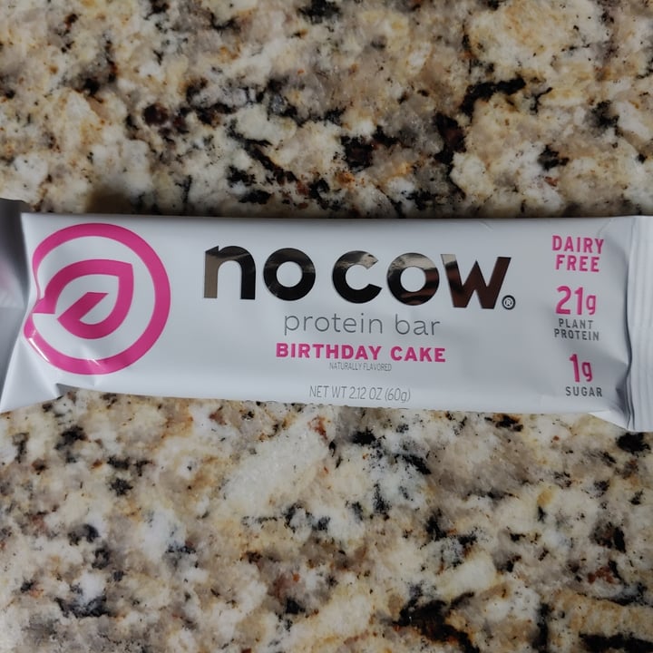 photo of No Cow Birthday Cake Protein Bar shared by @thundergleep on  08 Oct 2022 - review
