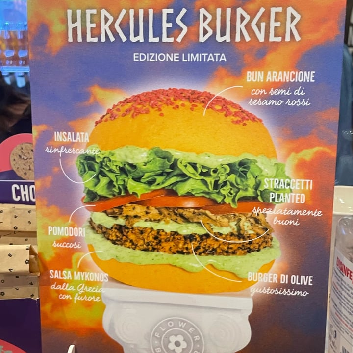 photo of Flower Burger Hercules burger shared by @cinziagilmore on  28 Sep 2022 - review