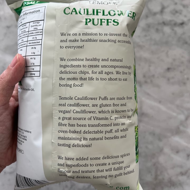 review photo of Temole Cauliflower Puffs shared by @yennytedja on 13 Nov 2022 - review
