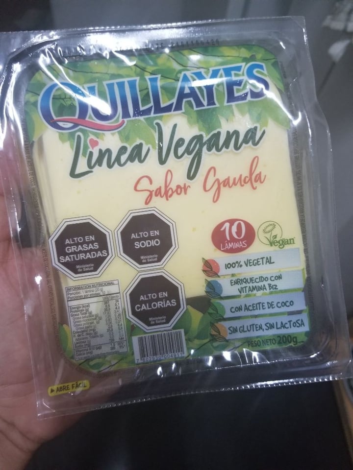 photo of Quillayes Queso Sabor Gauda shared by @beckyisvegan on  05 Mar 2020 - review