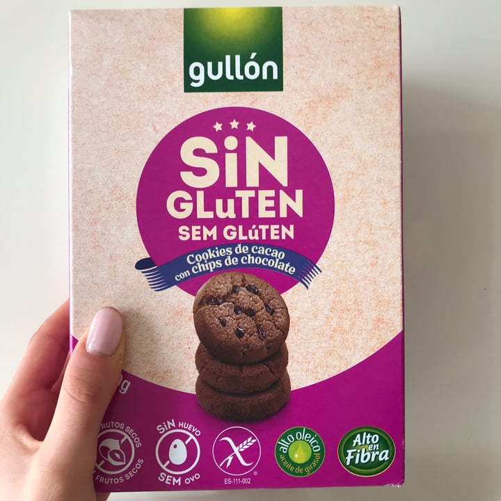 photo of Gullón Gluten Free Cookies with Chocolate Chips shared by @francineveg on  30 Nov 2021 - review