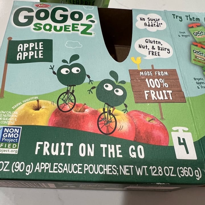 photo of GoGo squeeZ Apple Apple shared by @allycat38 on  07 Nov 2022 - review