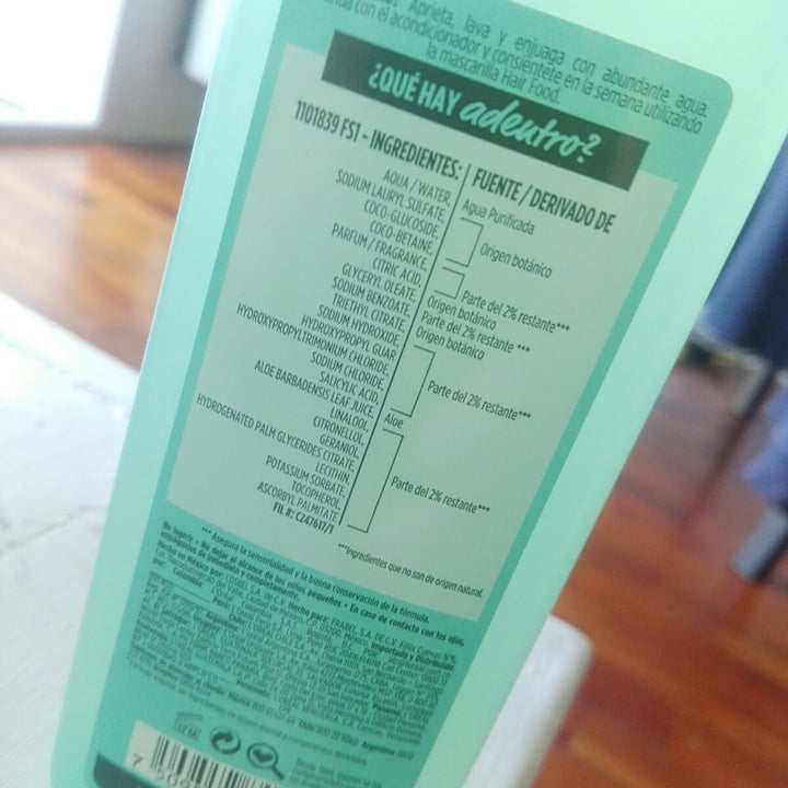 review photo of Garnier Hair Food Aloe Vera Shampoo shared by @giuseppesommer on 03 Apr 2021 - review
