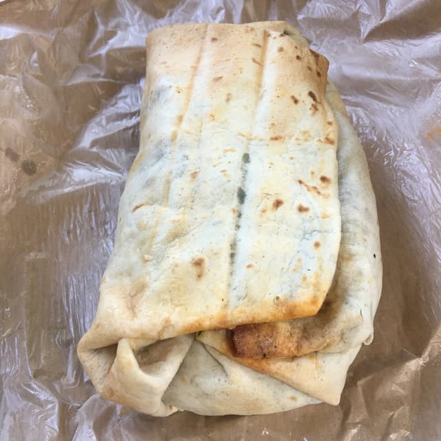 Photo of the dish “Wrap mit braunem Reis und Sojastreifen”