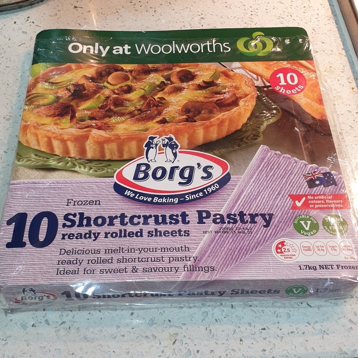 photo of Borg’s Shortcrust pastry shared by @bronnyv on  01 Jun 2020 - review