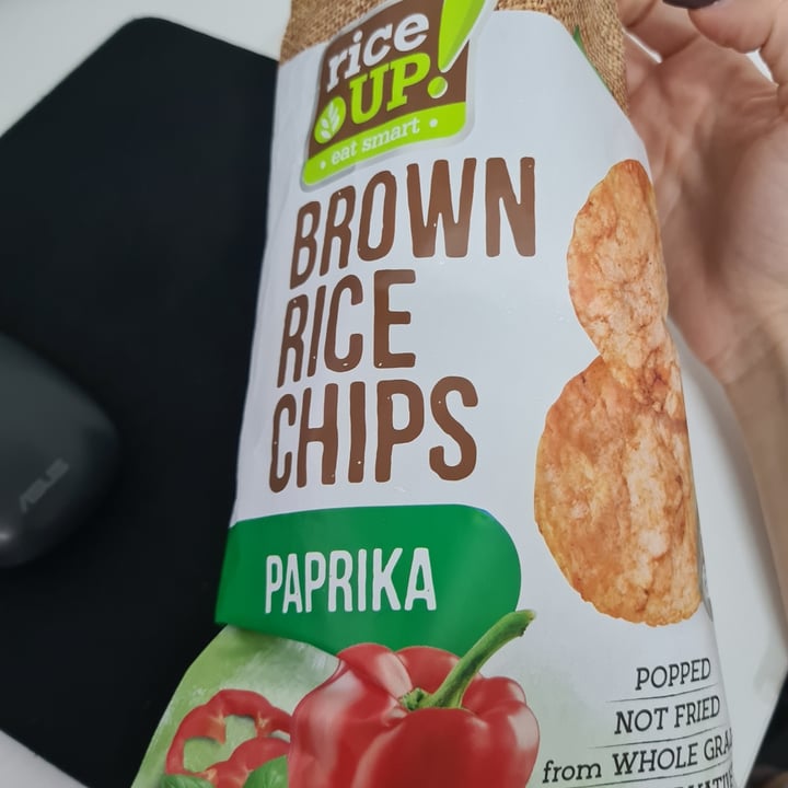 photo of Rice Up! Paprika Brown Rice Crisps shared by @alessiad on  09 Dec 2022 - review