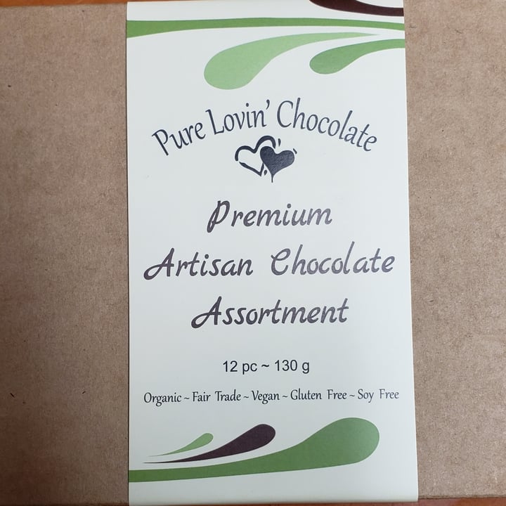 photo of Pure Lovin' Chocolate Vegan chocolates shared by @goodkarmavegan on  25 Dec 2020 - review