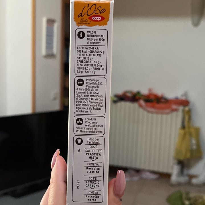 photo of D’osa Coop Gocce Di Cioccolato Fondente shared by @eleonoracesari on  25 Jan 2022 - review