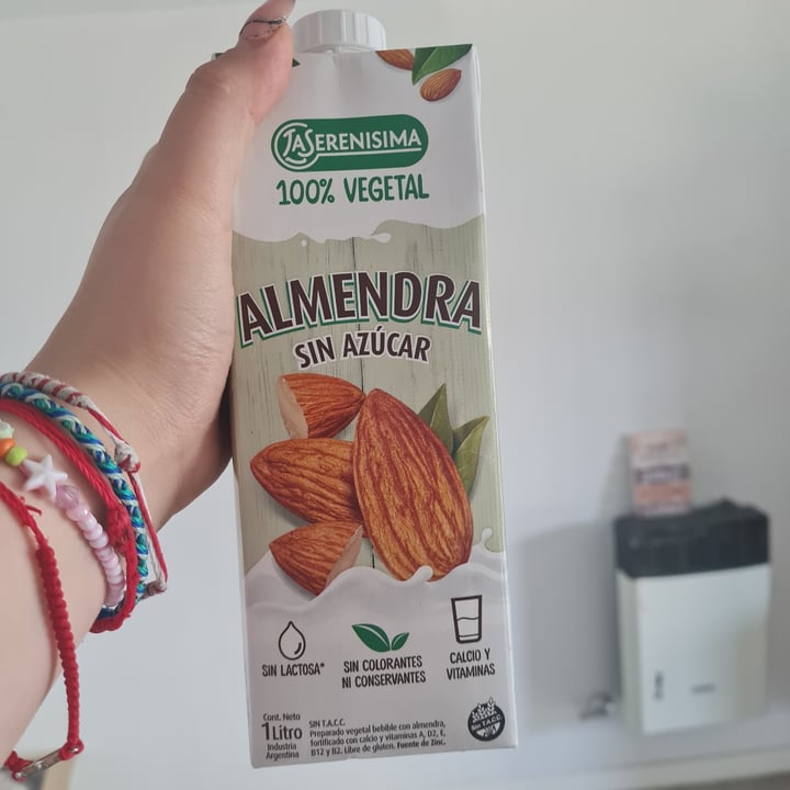 photo of La Serenísima Leche de Almendras Sin Azúcar shared by @cotitajosefa on  20 Jan 2022 - review