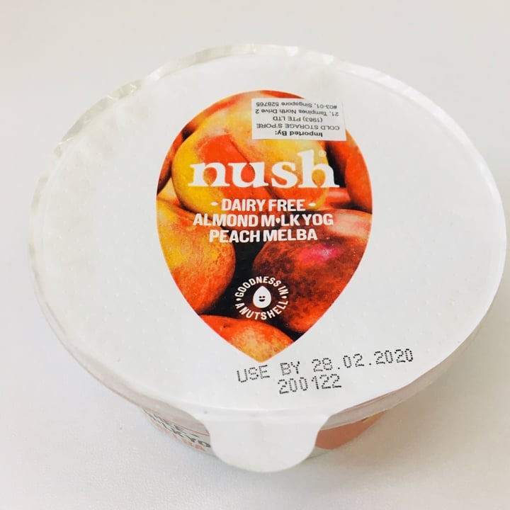 photo of Nush Almond Milk Yog Peach Melba shared by @herbimetal on  29 Feb 2020 - review