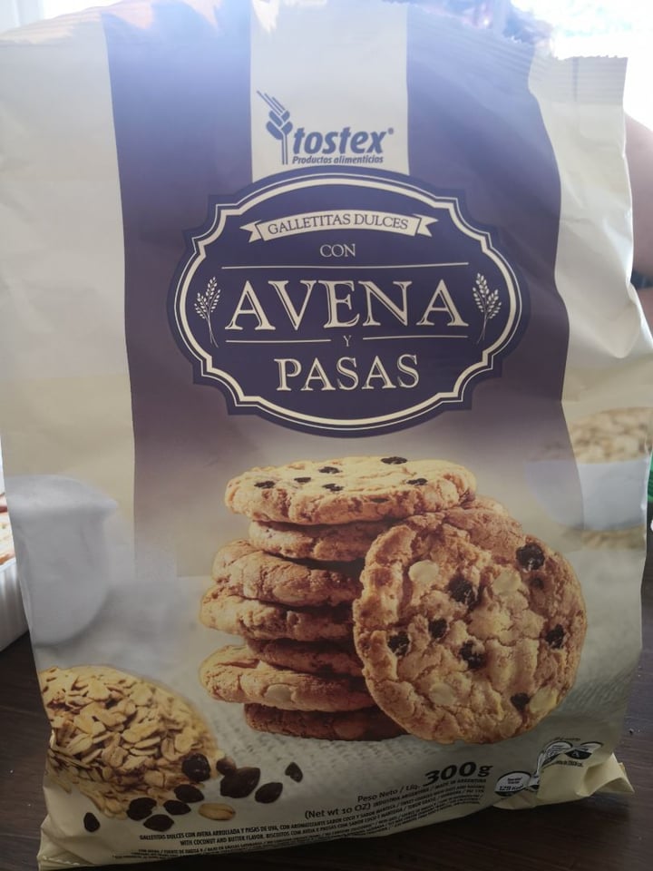 photo of Tostex Galletitas Dulces Con Avena Y Pasas shared by @imperfectavegana on  26 Nov 2019 - review