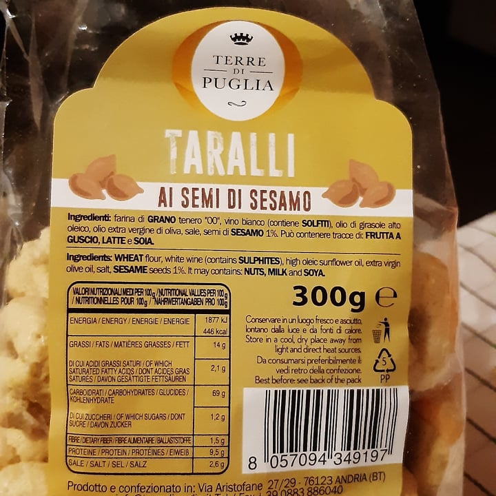 review photo of Terre di Puglia Taralli shared by @saradpls on 20 Mar 2022 - review
