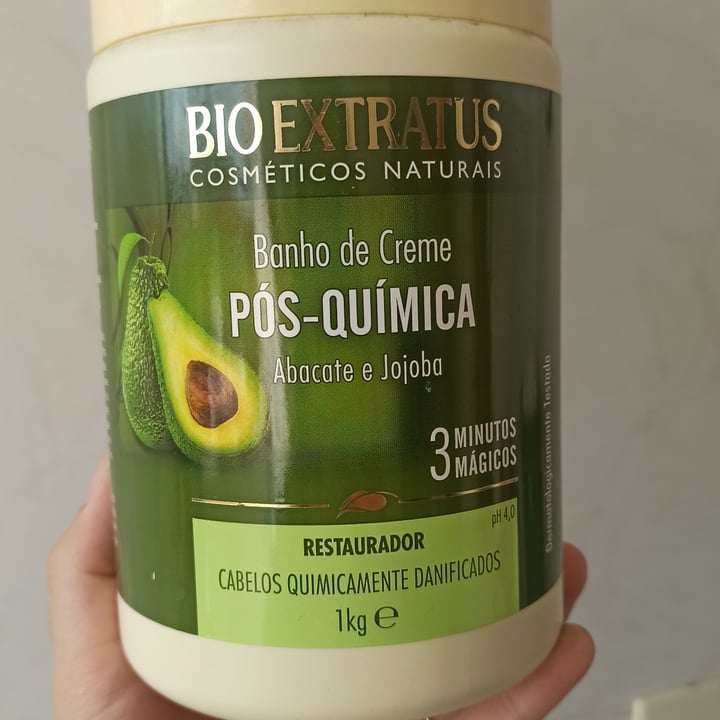photo of Bio Extratus Banho de Creme Pós Química Abacate e Jojoba shared by @palomasantos on  31 Jan 2022 - review