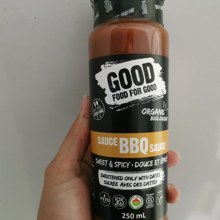 review photo of Good Food for Good BBQ sauce shared by @oneeyedwilma on 26 Jun 2021 - review