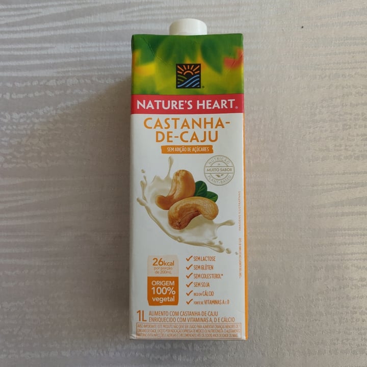 review photo of Nature's Heart Leite Castanha-de-caju sin Adicao de acucares shared by @acamilapires on 19 Jul 2021 - review