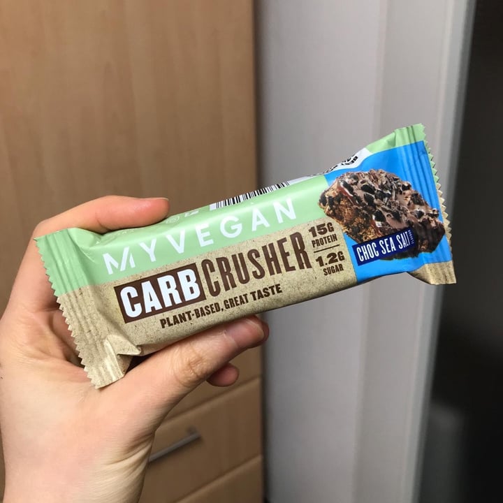 photo of MYVEGAN Carb Crusher - Chocolate Sea Salt shared by @addictedtopeas on  20 Jun 2022 - review
