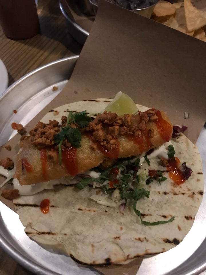 photo of Tacofino Taco Bar Vegetarian Tacos shared by @govegwithcora on  30 Jun 2018 - review