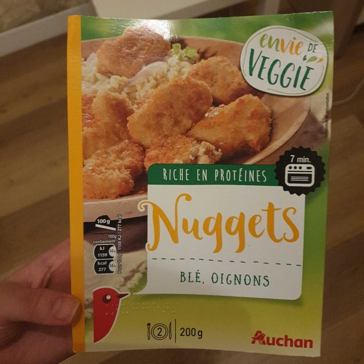 photo of Auchan Nuggets de Trigo y Cebolla shared by @kiaracano on  19 Oct 2020 - review