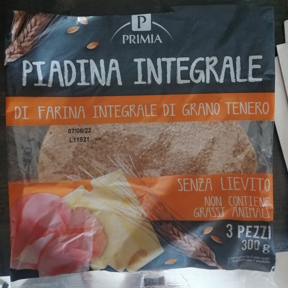 Piadina Integrale - Primia - 300 g