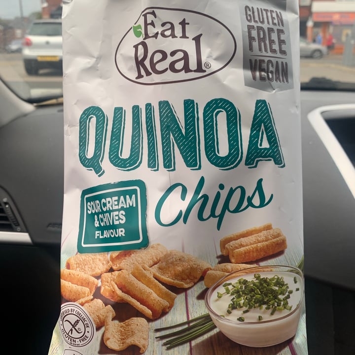 photo of Eat Real quinoa sour cream chives shared by @gabigabsta on  10 Sep 2021 - review