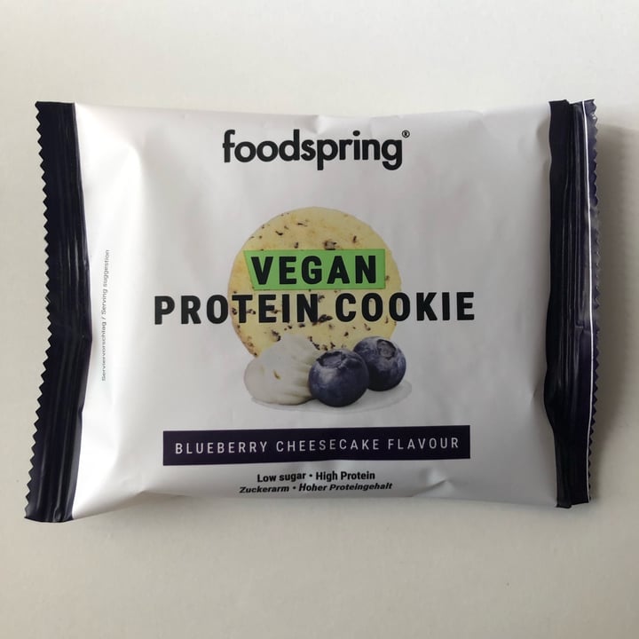 review photo of Foodspring biscotto proteico cheesecake ai mirtilli shared by @fede22 on 22 Jun 2022 - review