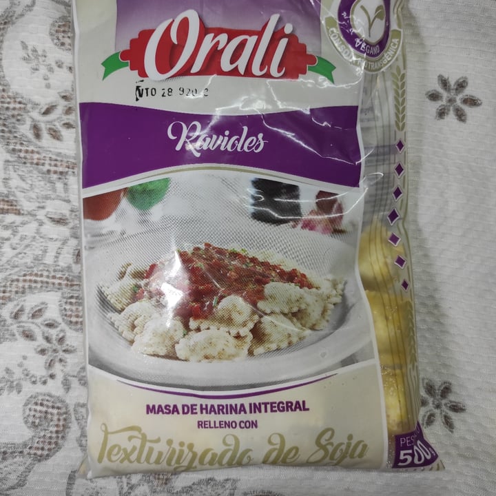 photo of Orali Ravioles de Texturizado De Soja shared by @vegannn2020 on  09 Dec 2020 - review