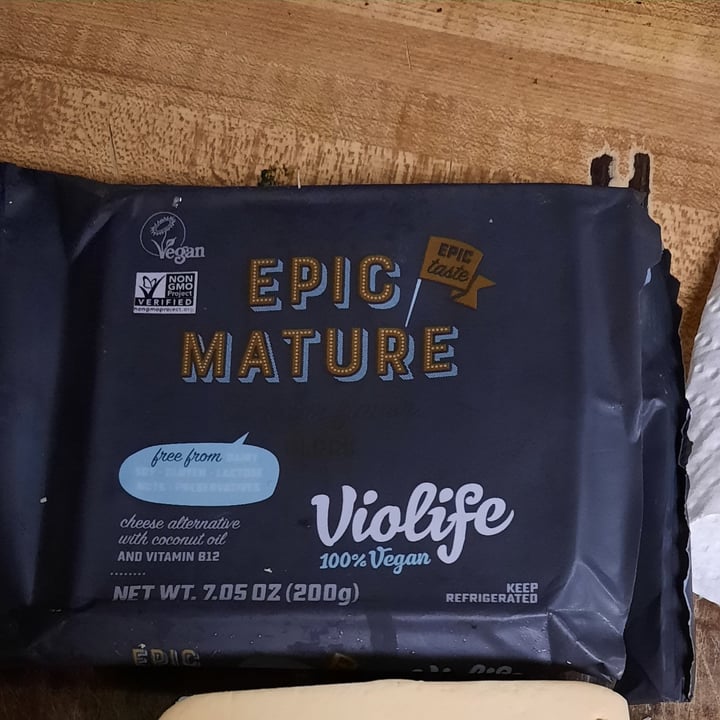 photo of Violife Epic Mature Cheddar Flavour Block shared by @honestly on  30 Dec 2020 - review