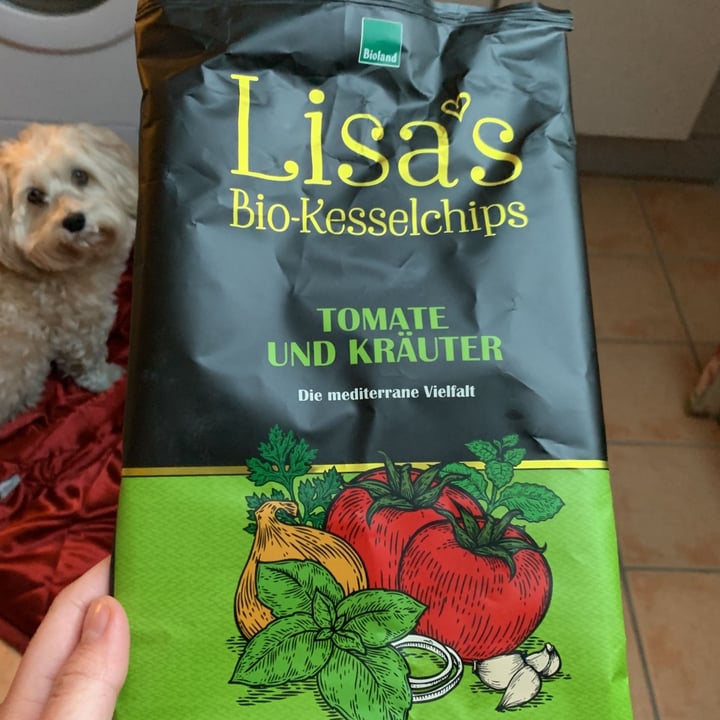 photo of Bioland Lisa's Bio Kesselchips Tomate & Kräuter shared by @monavegana on  09 Mar 2021 - review