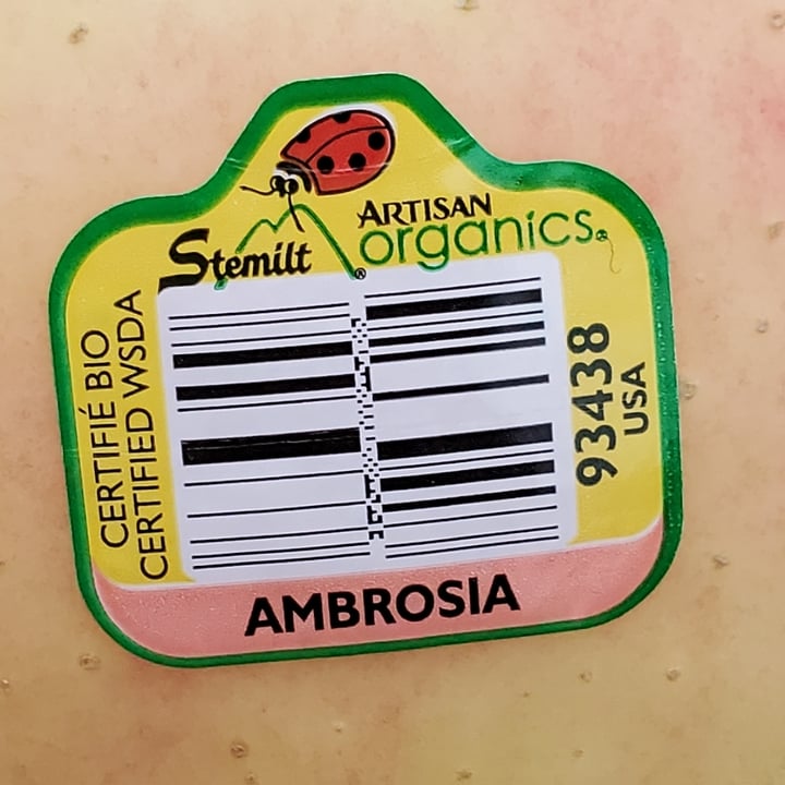 photo of Stemilt Organic Ambrosia Apple shared by @brtjohns on  20 Dec 2021 - review